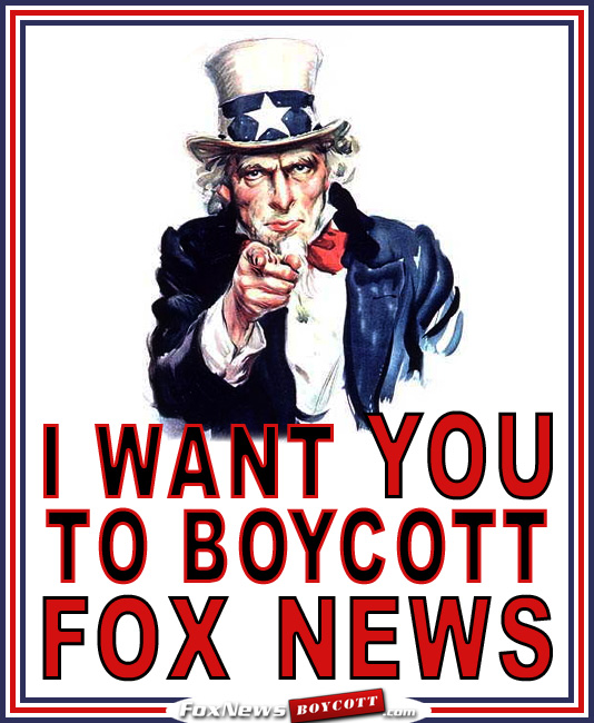Улыбка бойкот. Boycott Fox News.